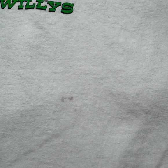 Gildan Ultra Cotton‎ Mens Large White Just A 41 Willys Graphic T Shirt Motorhead - Picture 9 of 11
